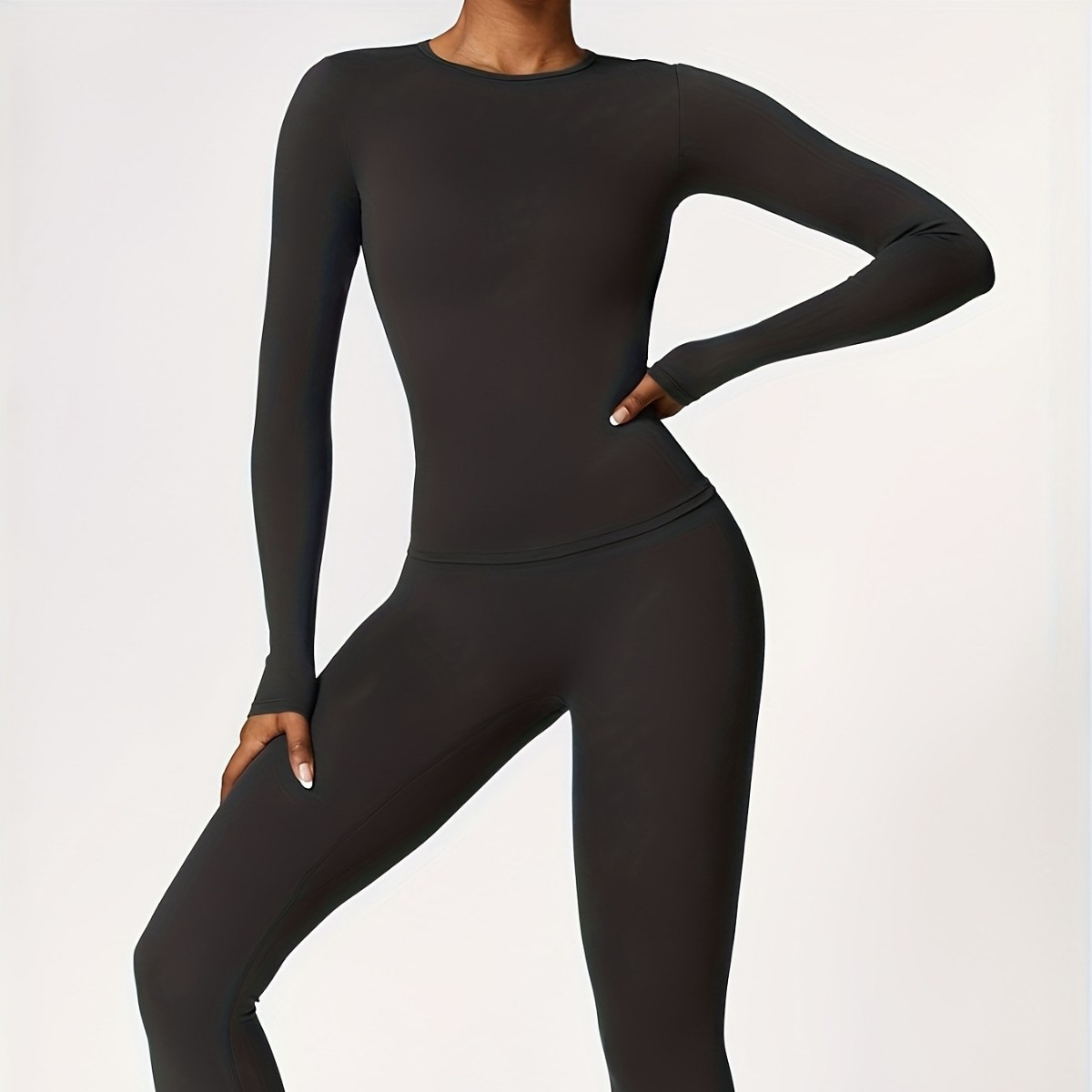 Pilates With Yoga - Tight-fitting yoga suit slim long-sleeved outdoor