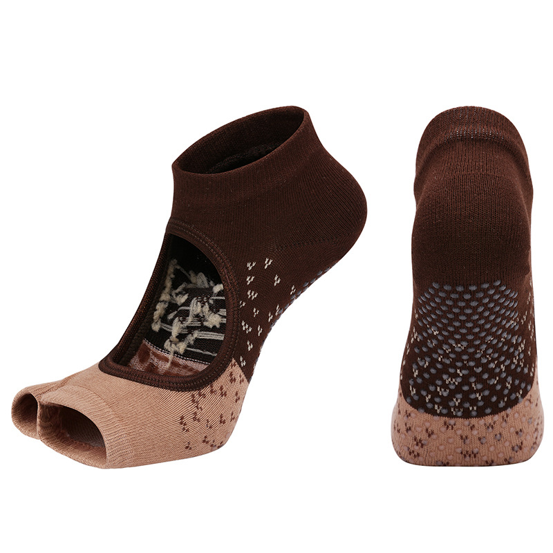 Pilates Yoga Grip Socks - Non-Slip Split-Toe Yoga Socks for Women,