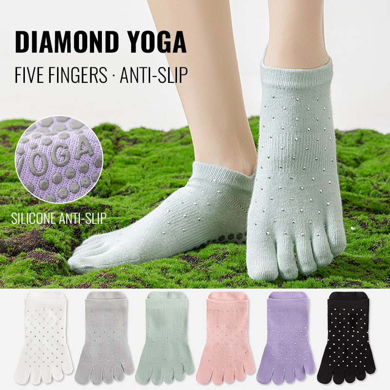 Pilates Yoga Grip Socks - MiiOW Non-Slip Grip Pilates Sock Women