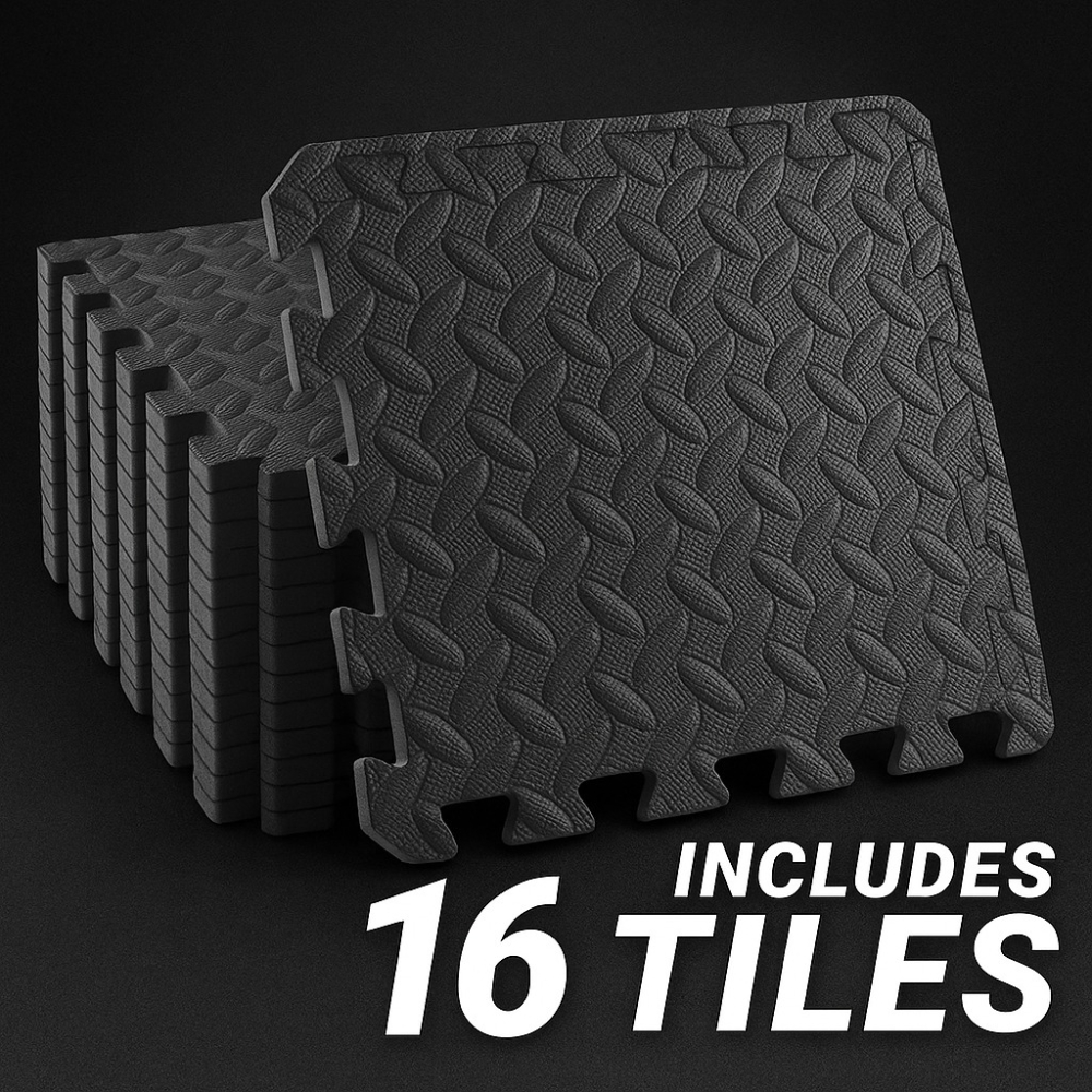 Pilates Yoga Gear - 16 Piece Fitness Yoga Mat Soft