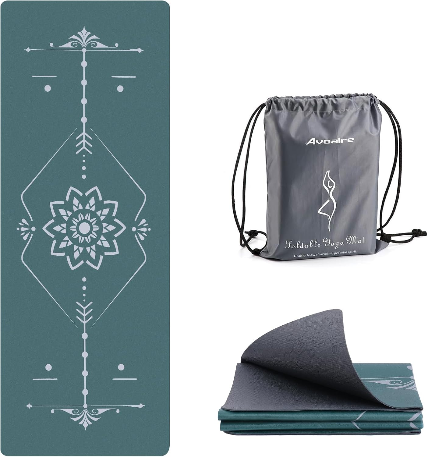 Pilates Yoga Hot - Foldable Yoga Mat Non Slip Exercise