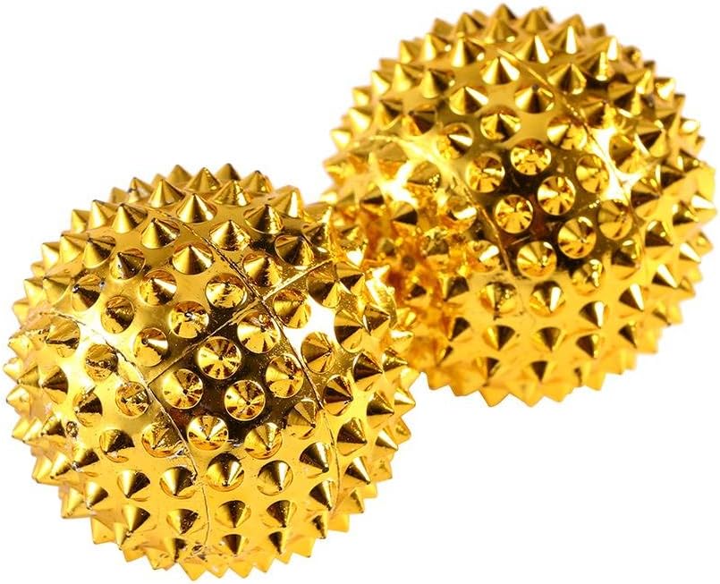 Acupressure Ball Set - Hand Acupressure Massage Balls, Magnetic Spiky
