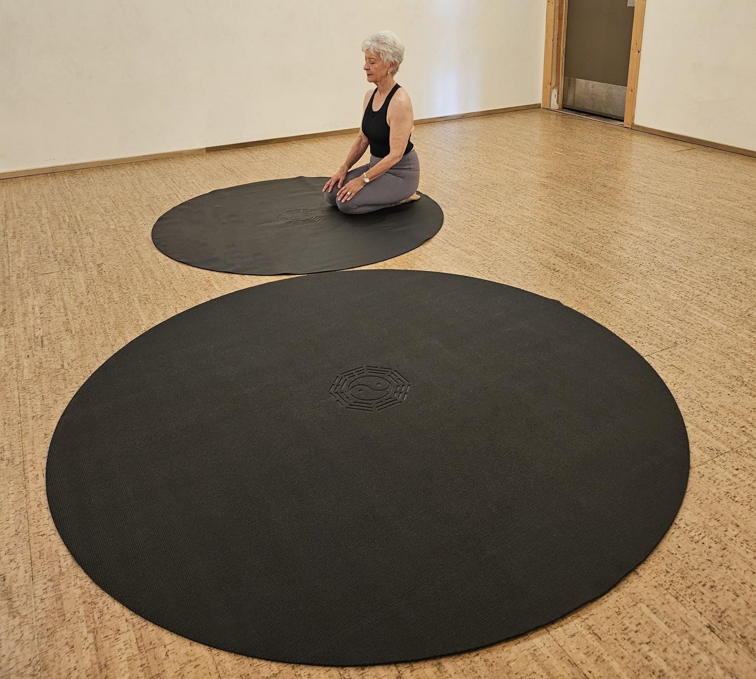 Pilates Yoga Taichi - 72 inch Round Yoga Mat for