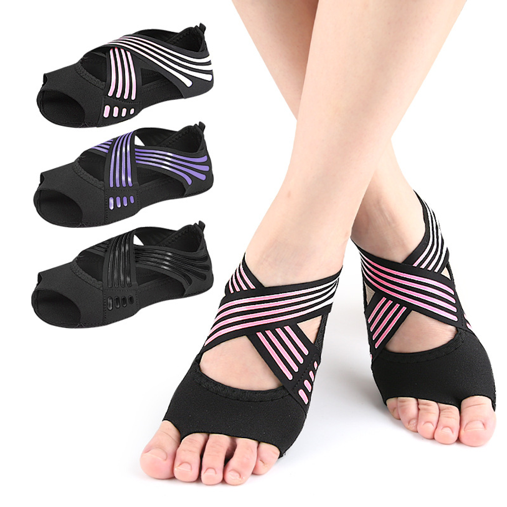 Pilates With Yoga - Lightweight, anti-slip soft-soled yoga shoes with