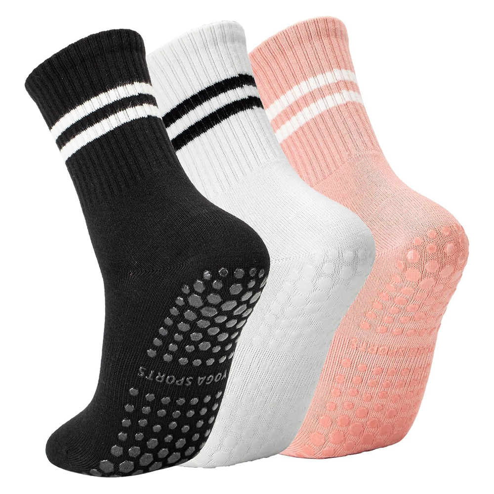 Pilates With Yoga - Yoga Pilates Socks with Grips for