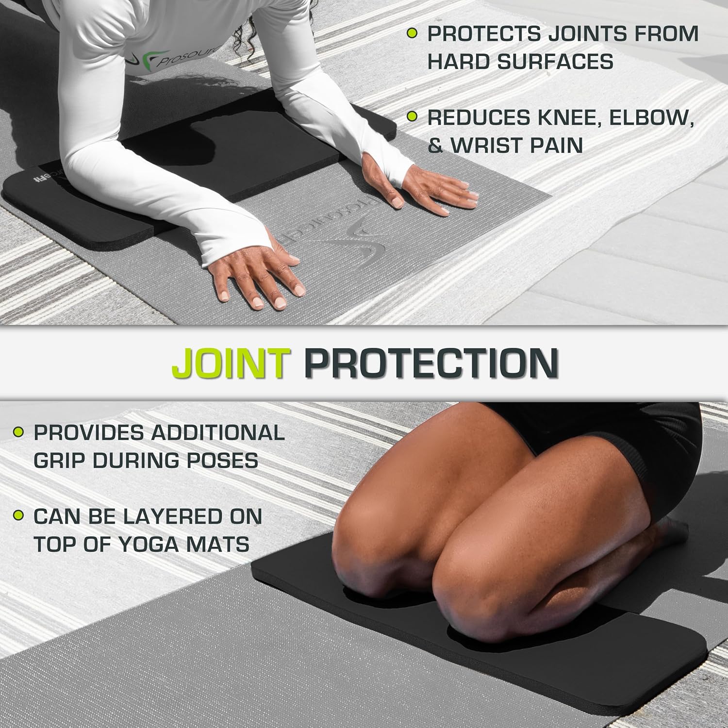 Extra Thick Yoga Knee Pad and  - Pilates Yoga Joint recensione e prezzo