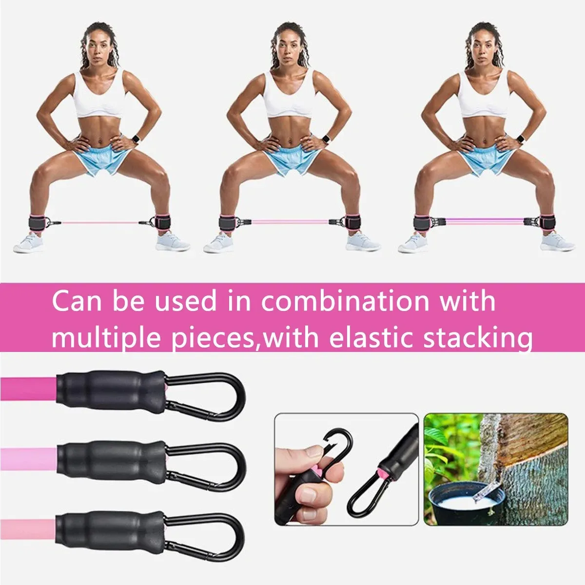 Ankle Strap Resistance Bands H - Pilates Ankle Strap recensione e prezzo