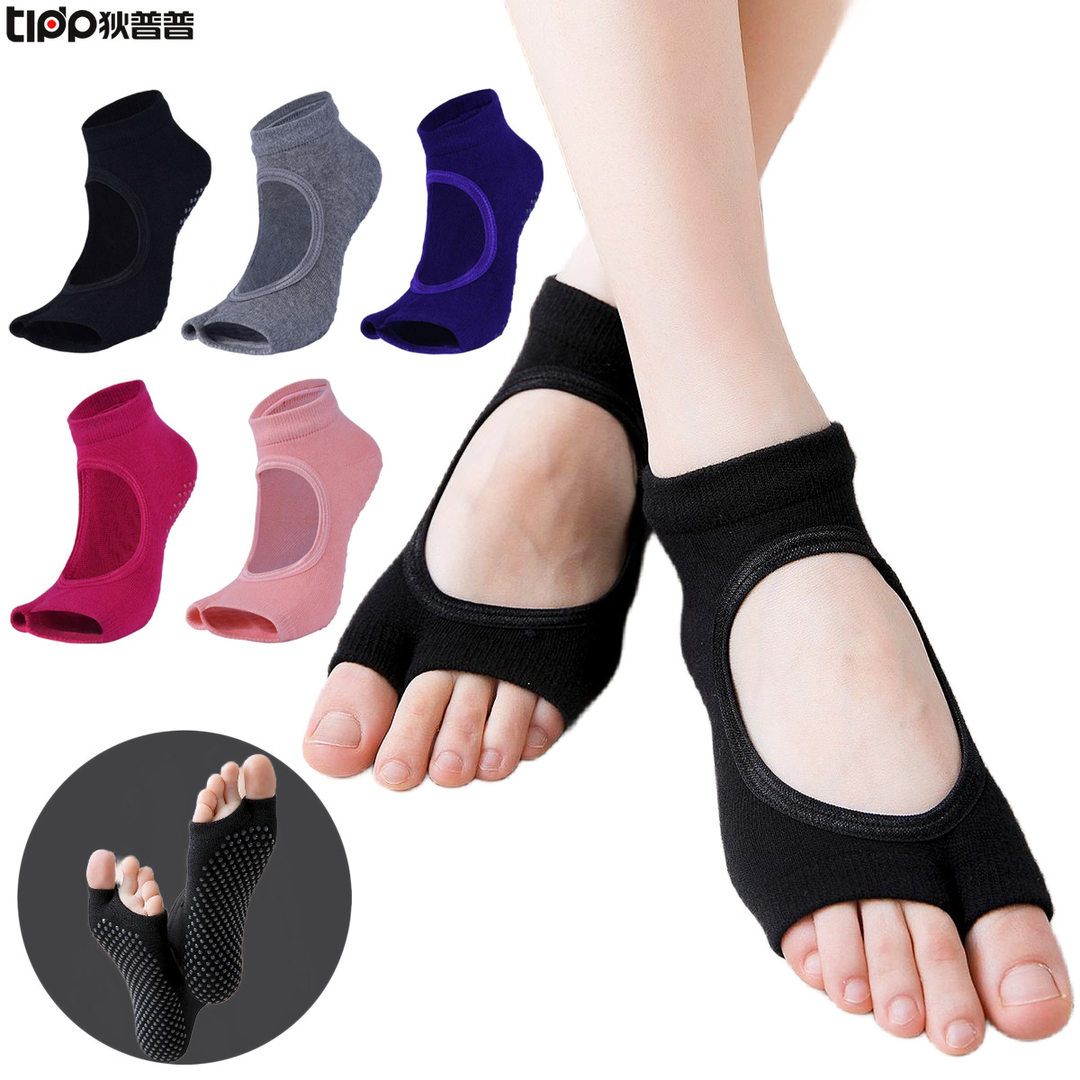 Non-Slip Split-Toe Yoga Socks  - Pilates Yoga Grip Socks recensione e prezzo