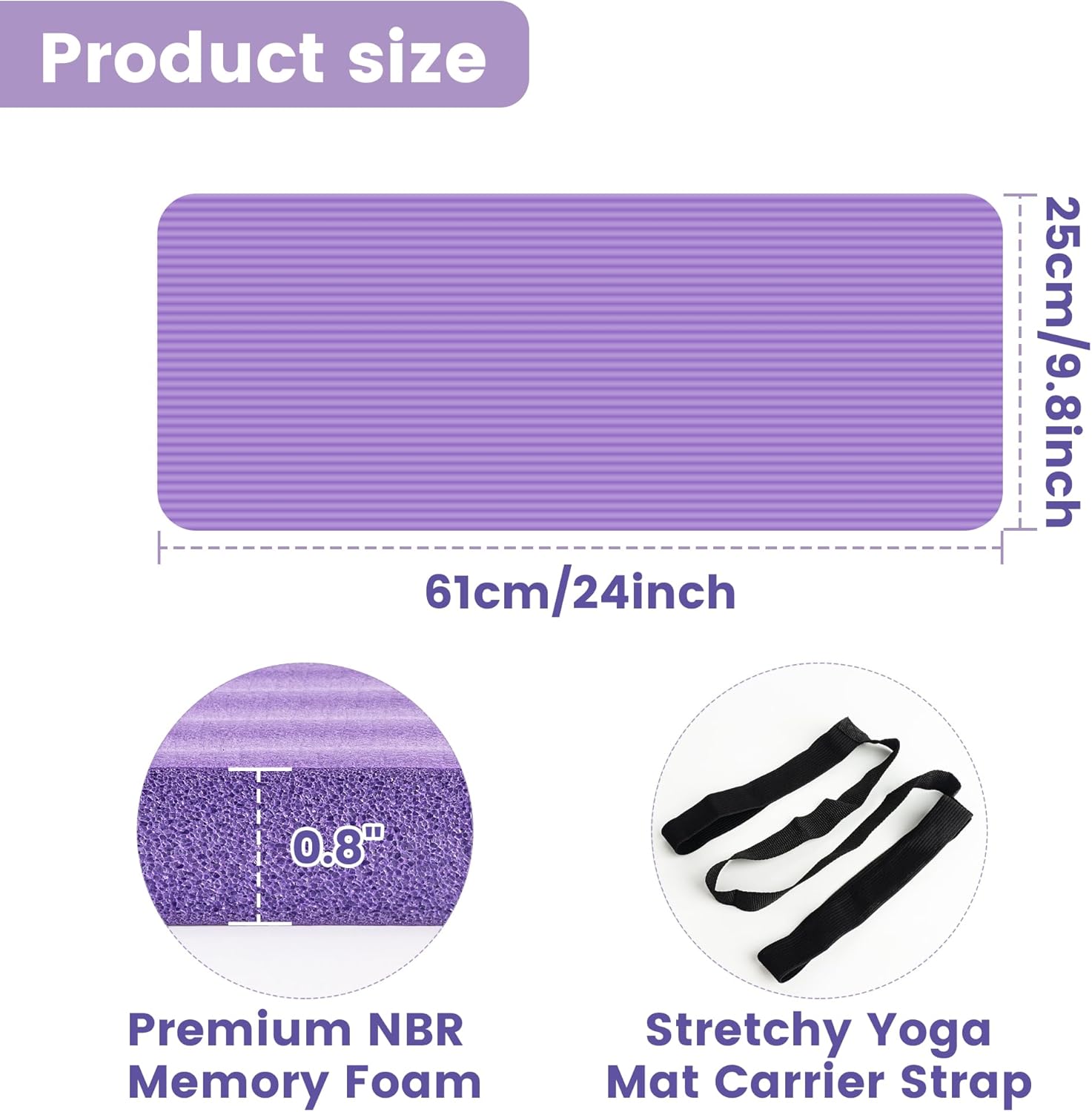 Extra-Thick Yoga Knee Pad Cush - Pilates Yoga Joint recensione e prezzo