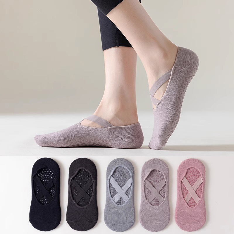 Women's 5-Pair Pure Color Yoga - Pilates Ankle Strap recensione e prezzo