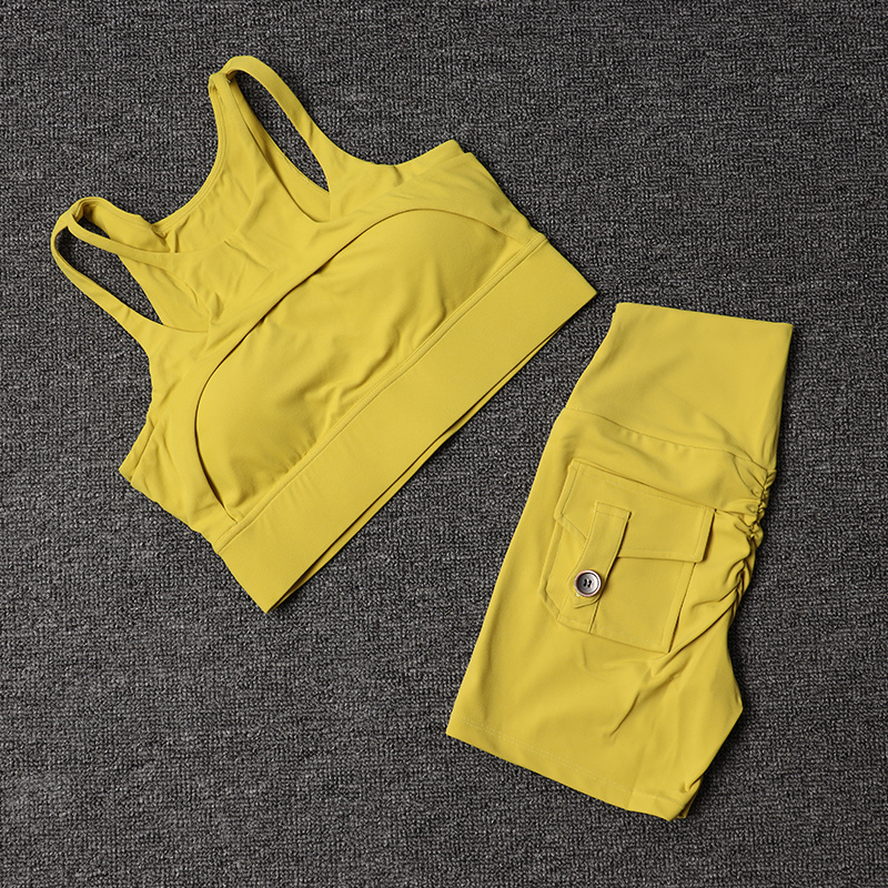 Fitness Shorts Yoga Sets Women - Pilates Yoga Gear recensione e prezzo