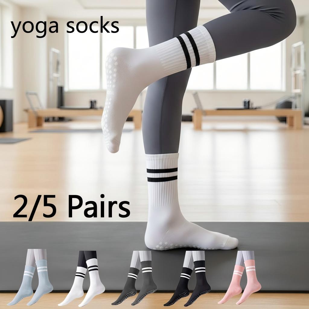 Women Non Slip Yoga Socks, Gri - Pilates Yoga Grip Socks recensione e prezzo