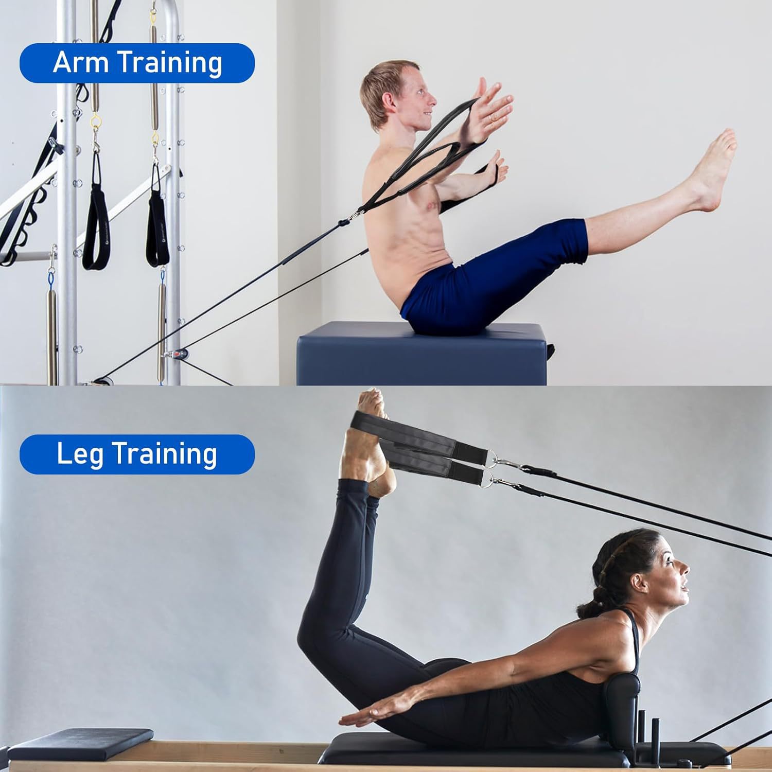 Double Ring Elastic Yoga Pilat - Pilates Ankle Strap recensione e prezzo