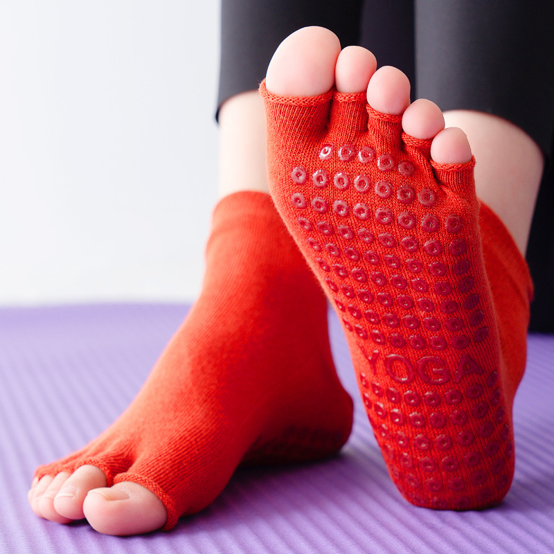 Yoga Socks Half Toe Anti-Slip  - Pilates Yoga Grip Socks recensione e prezzo