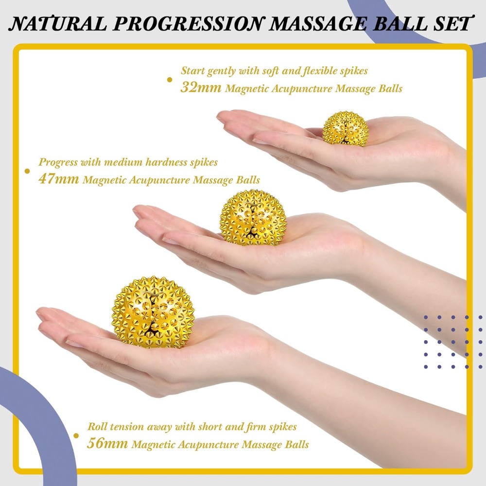 6Pcs/Set Magnetic Massage Ball - Acupressure Ball Set recensione e prezzo