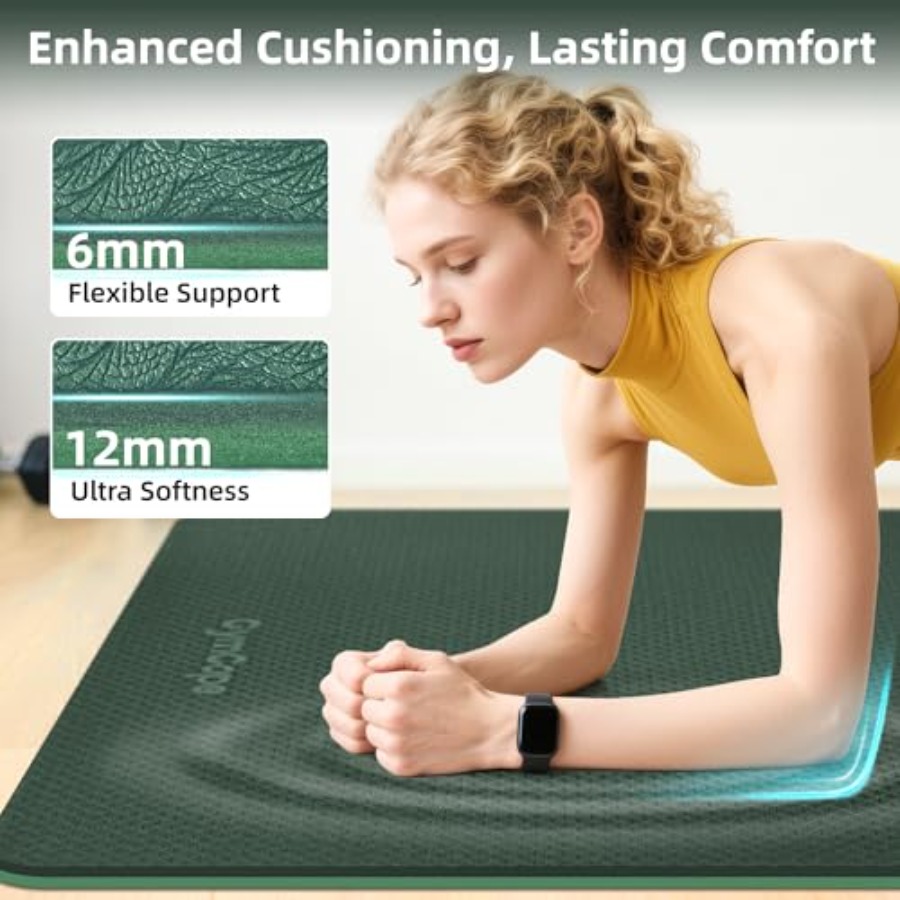 Extra Large Yoga Mat 72x48 or  - Pilates Yoga Or recensione e prezzo