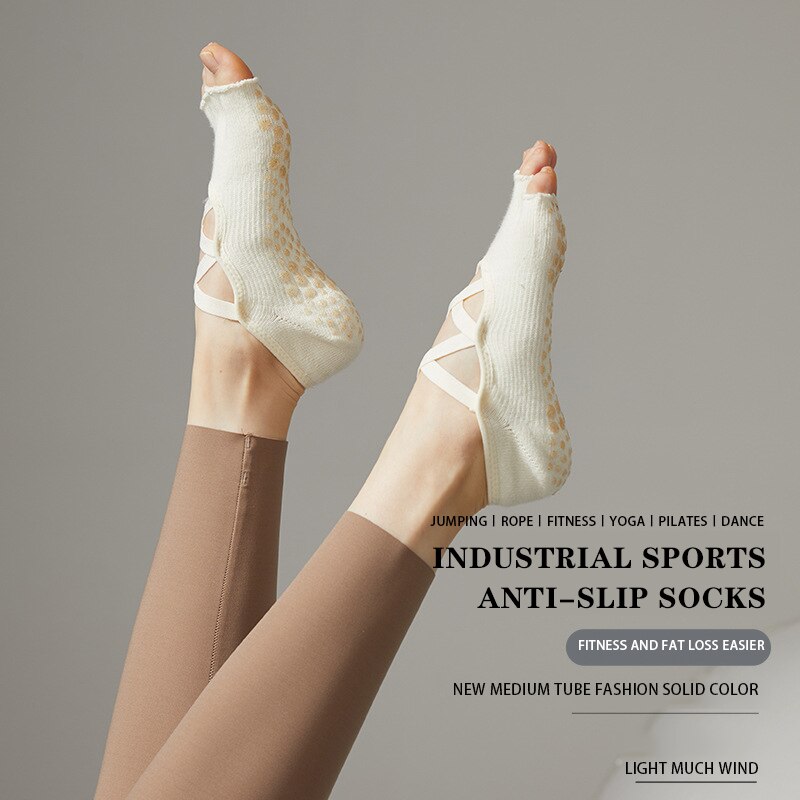 Ladies Yoga Socks Non Slip Gri - Pilates Yoga Grip Socks recensione e prezzo