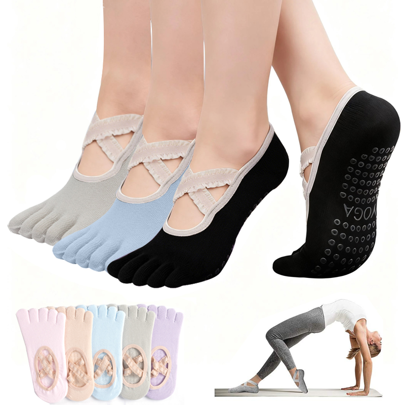 Ladies Non-Slip Pilates Socks  - Pilates And Yoga Studio recensione e prezzo