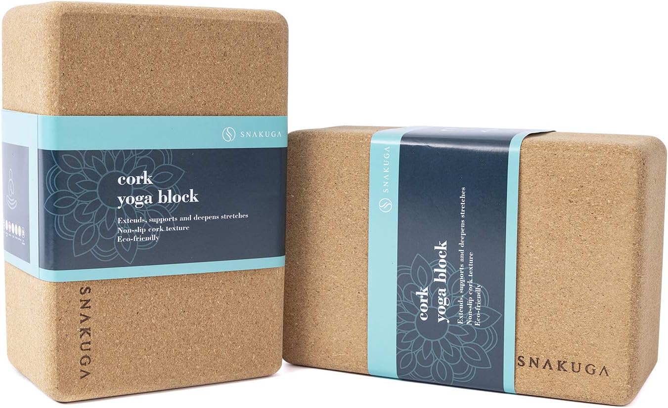 Cork Yoga Block 2 Pack for Pil - Pilates Yoga Or recensione e prezzo