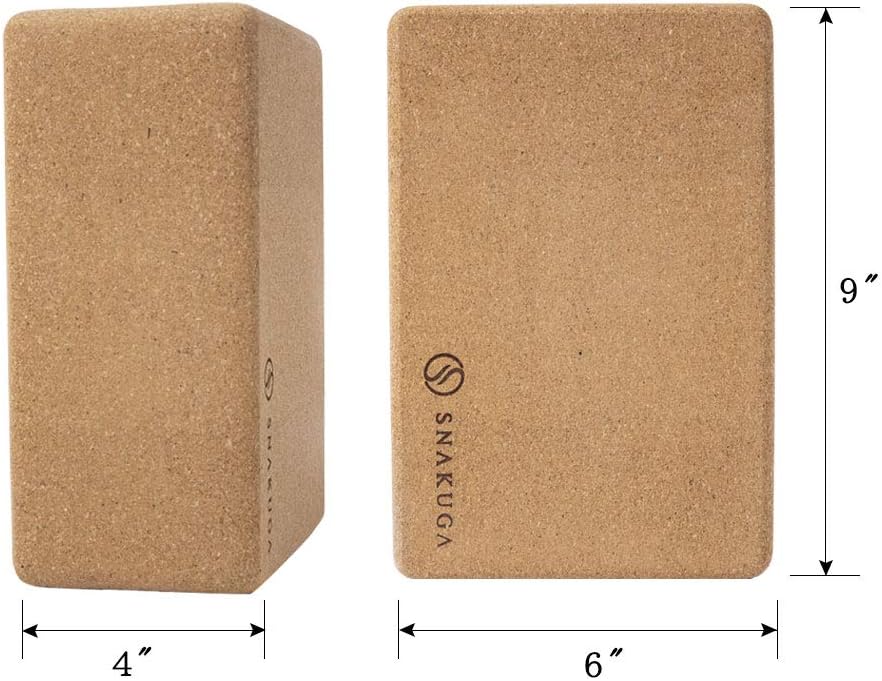 Cork Yoga Block 2 Pack for Pil - Pilates Yoga Or recensione e prezzo