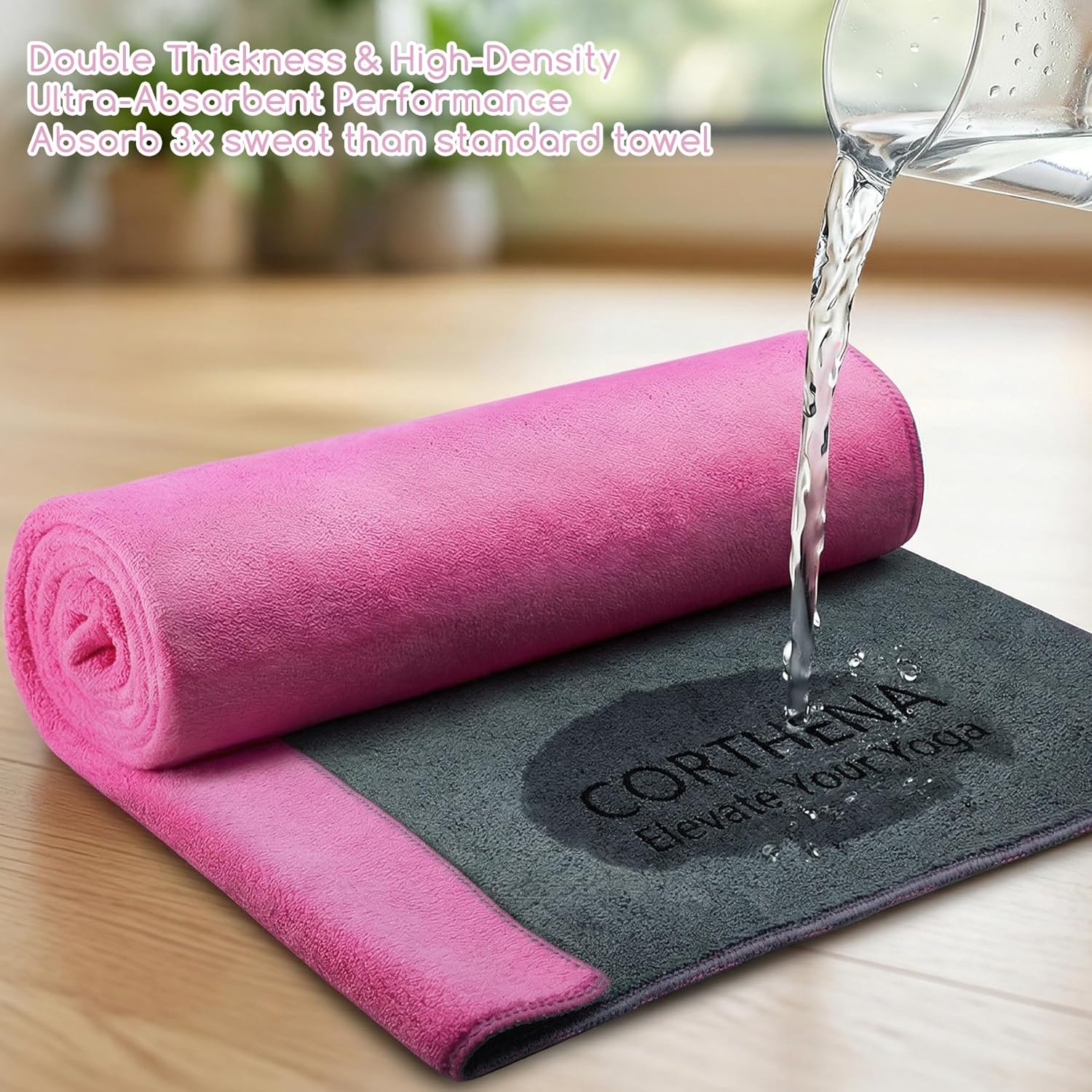 Yoga Mat Towel, Extra Thick 60 - Pilates Yoga Hot recensione e prezzo