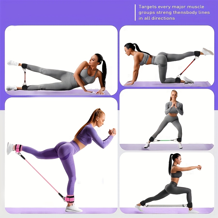 5Pcs Ankle Resistance Bands,An - Pilates Ankle Strap recensione e prezzo