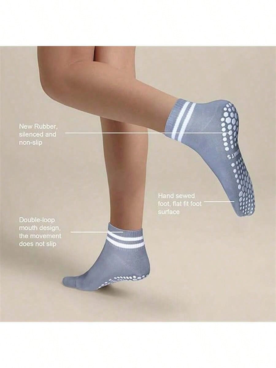 5 Pairs Women Double Stripe No - Pilates With Yoga recensione e prezzo