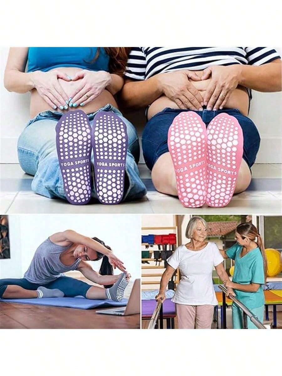 5 Pairs Women Double Stripe No - Pilates With Yoga recensione e prezzo