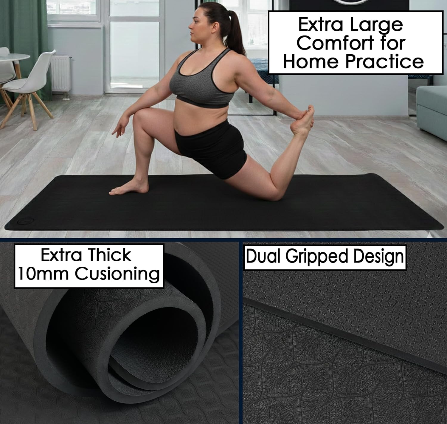 Extra Thick Yoga Mat 10mm XL 8 - Pilates Yoga Joint recensione e prezzo