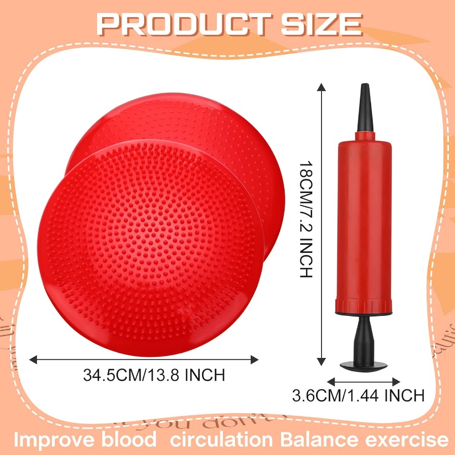 6 Pcs Wiggle Seat Inflated Wob - Exercise Disc Inflatable recensione e prezzo