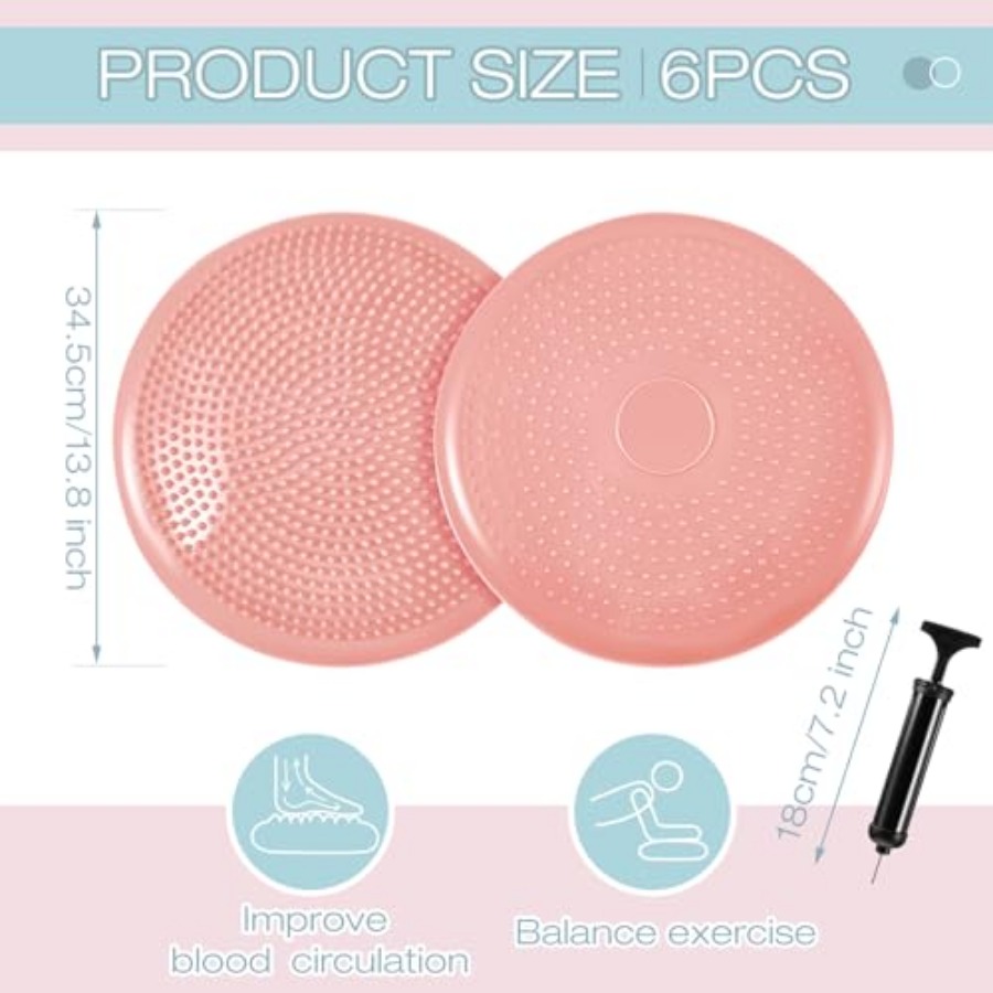 6 Pcs Wiggle Seat Inflated Wob - Exercise Disc Inflatable recensione e prezzo