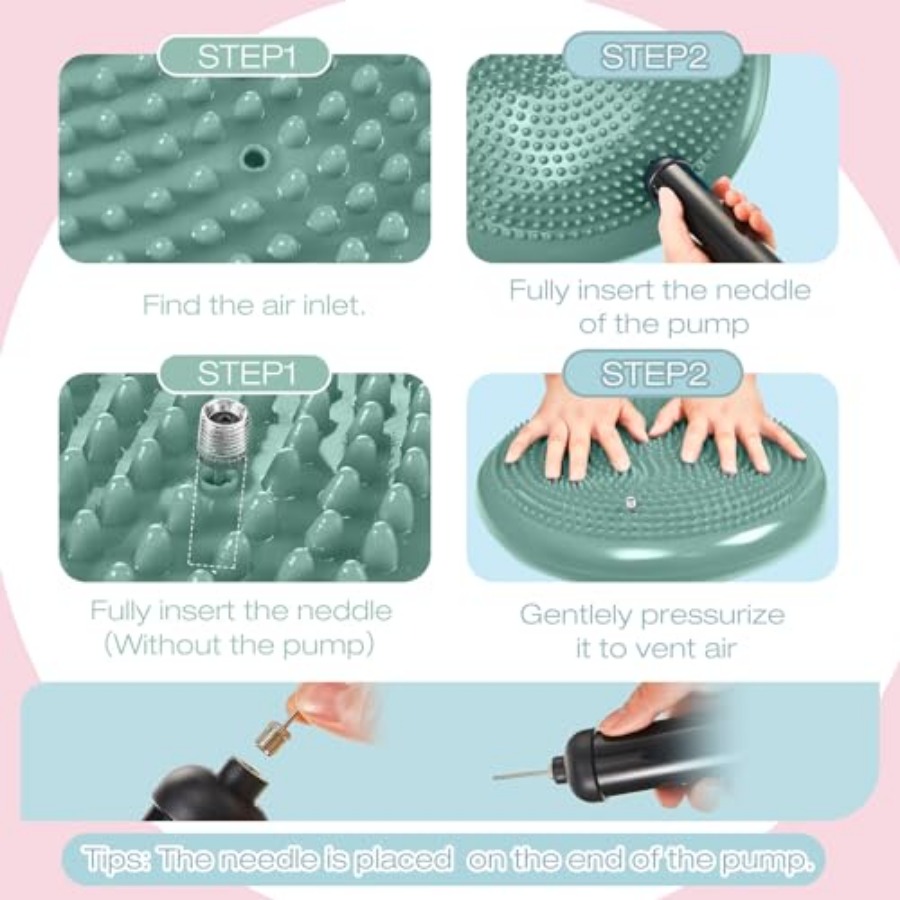 6 Pcs Wiggle Seat Inflated Wob - Exercise Disc Inflatable recensione e prezzo