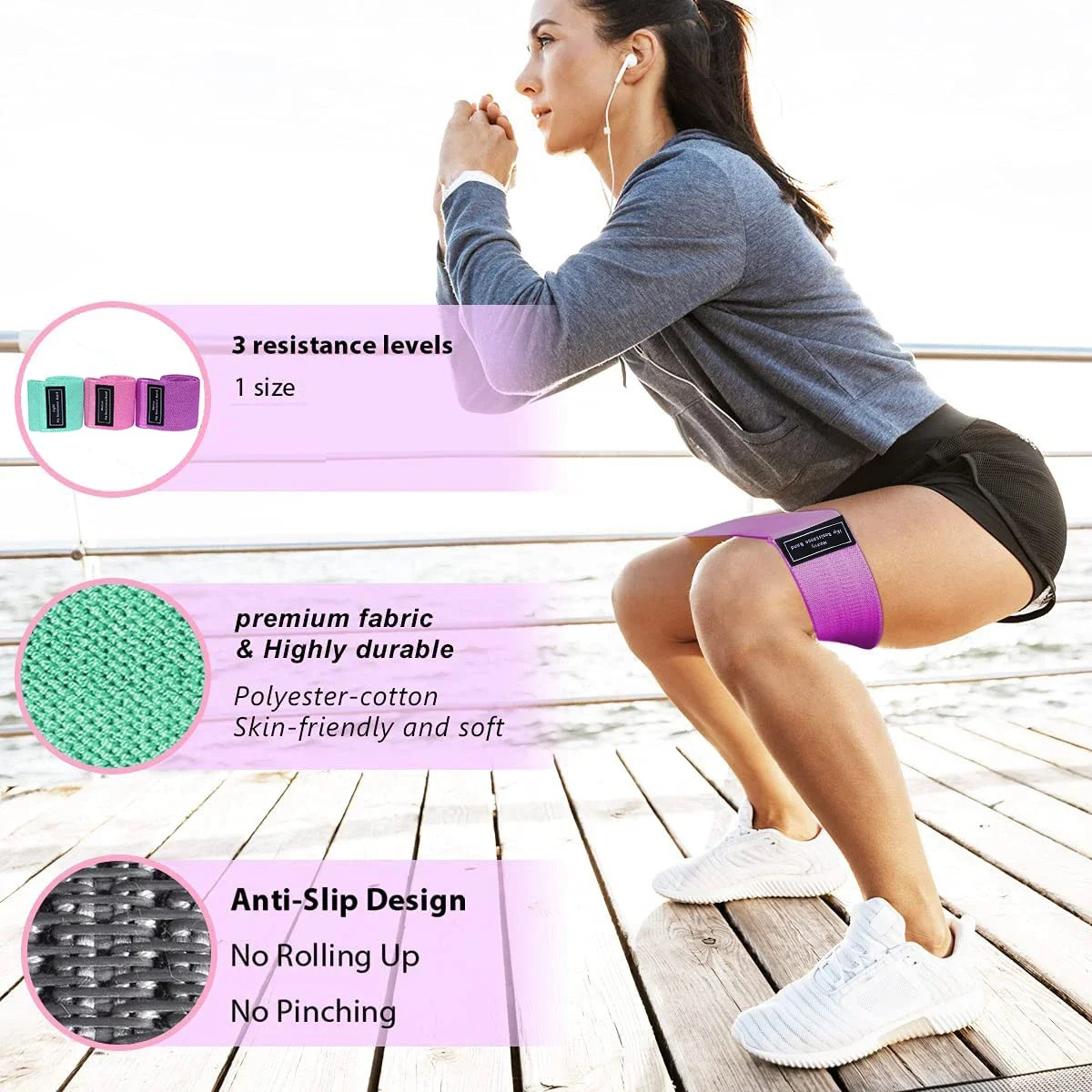 Elastic Band Fitness Resistanc - Pilates Yoga Joint recensione e prezzo