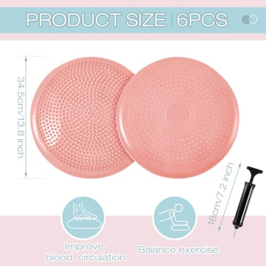 6 Pcs Wiggle Seat Inflated Wob - Exercise Disc Inflatable recensione e prezzo