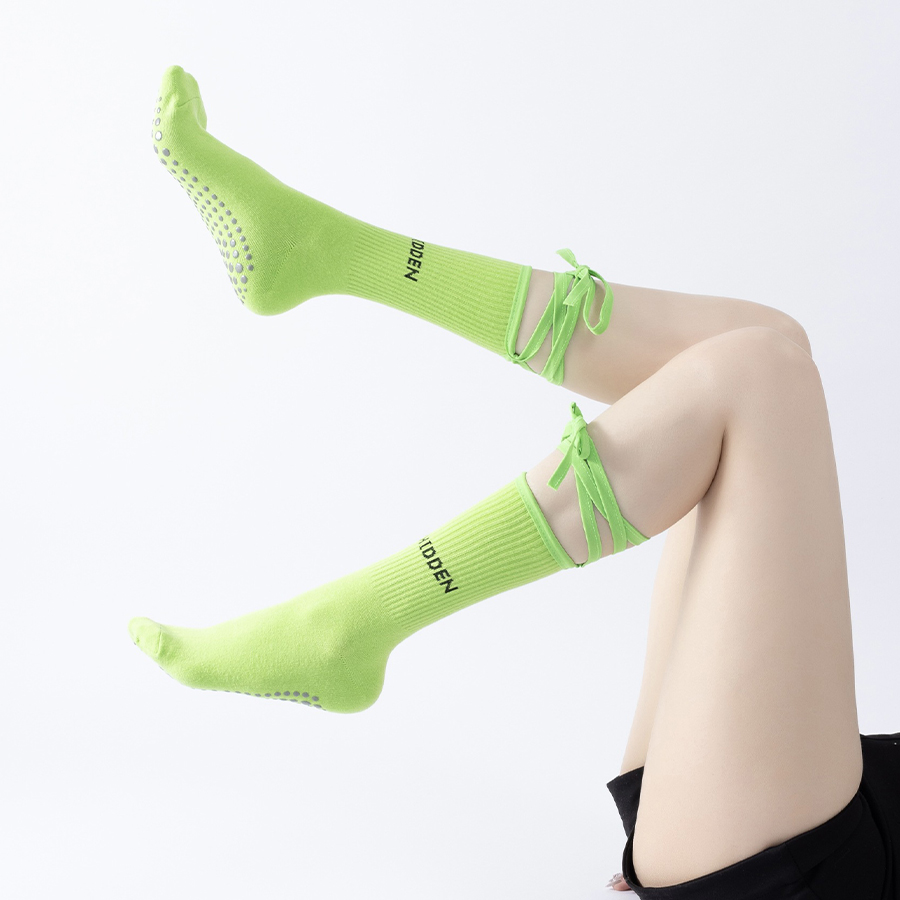 Women Bandage Yoga Socks Cotto - Pilates Yoga Grip Socks recensione e prezzo