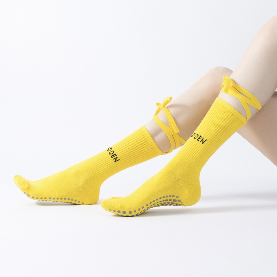 Women Bandage Yoga Socks Cotto - Pilates Yoga Grip Socks recensione e prezzo
