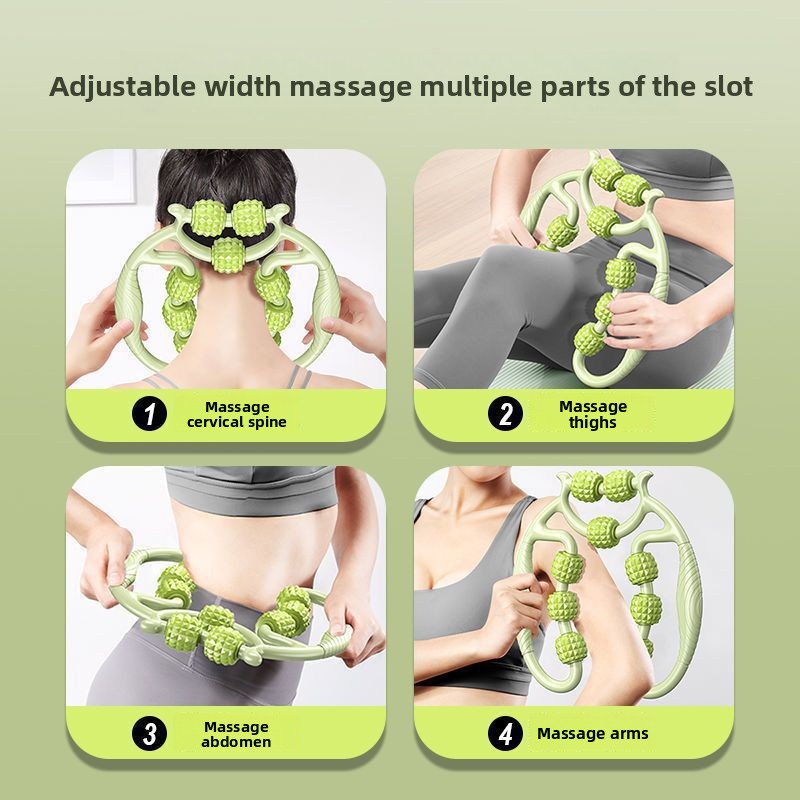 9 Wheel Leg Massager Circular  - Pilates Yoga Gear recensione e prezzo
