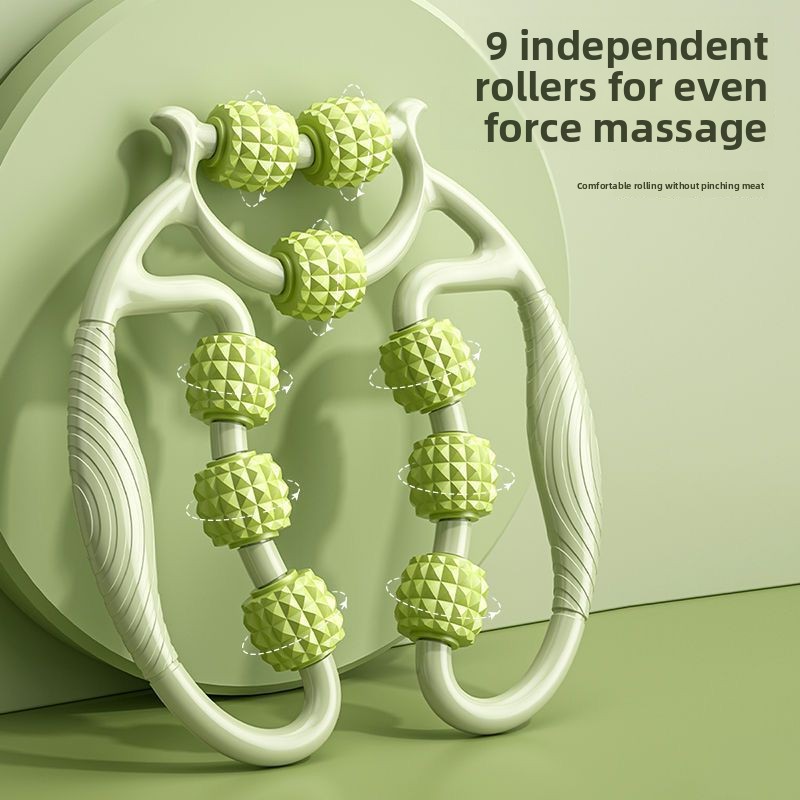 9 Wheel Leg Massager Circular  - Pilates Yoga Gear recensione e prezzo