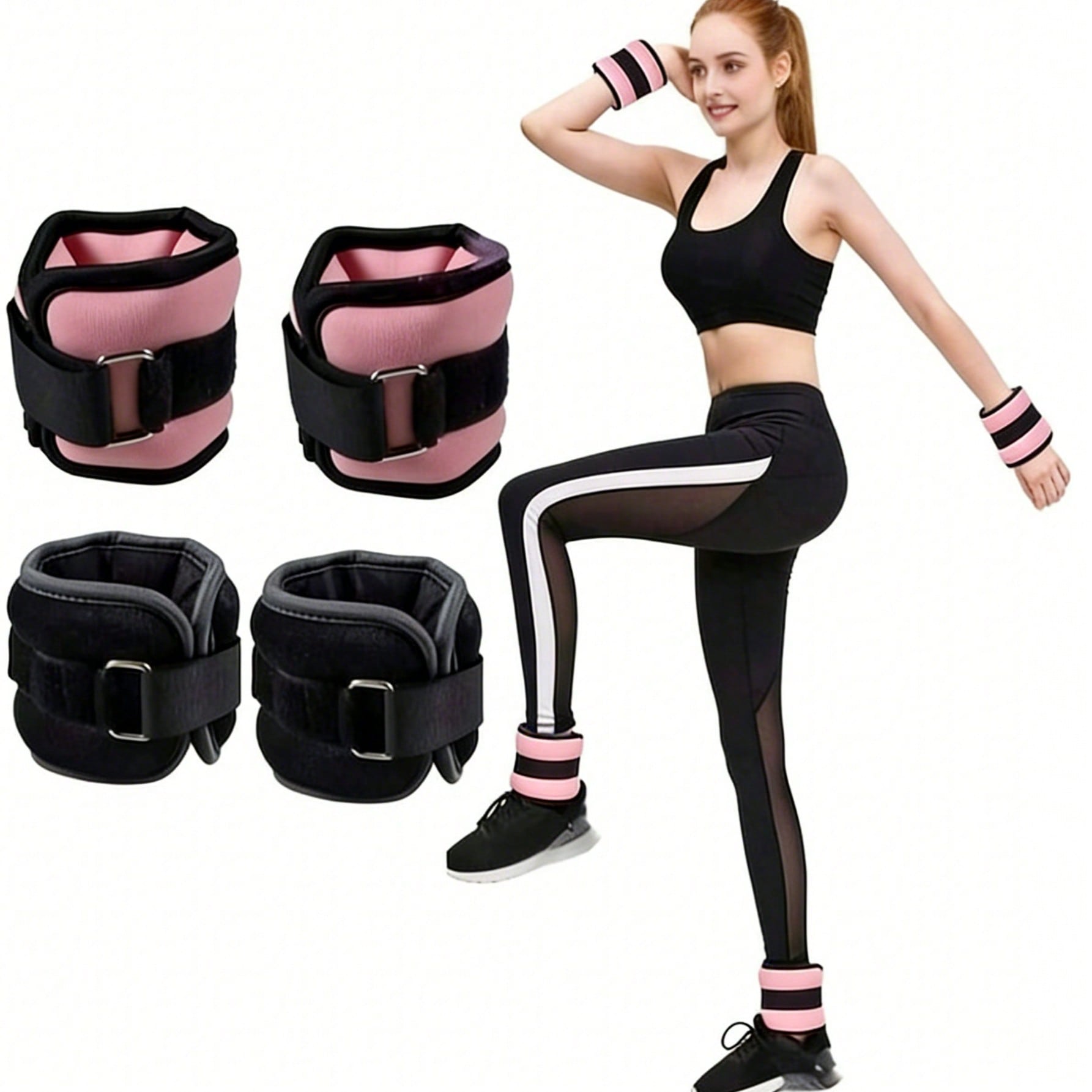 2pcs Wrist & Ankle Weight Bags - Pilates Ankle Strap recensione e prezzo