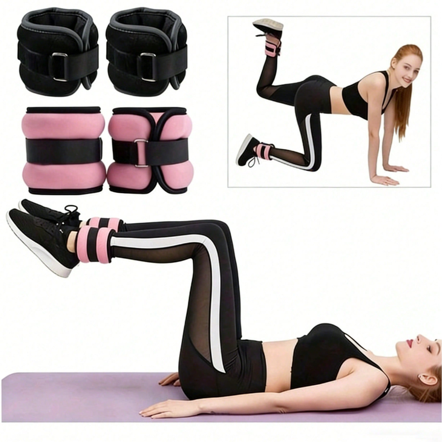2pcs Wrist & Ankle Weight Bags - Pilates Ankle Strap recensione e prezzo