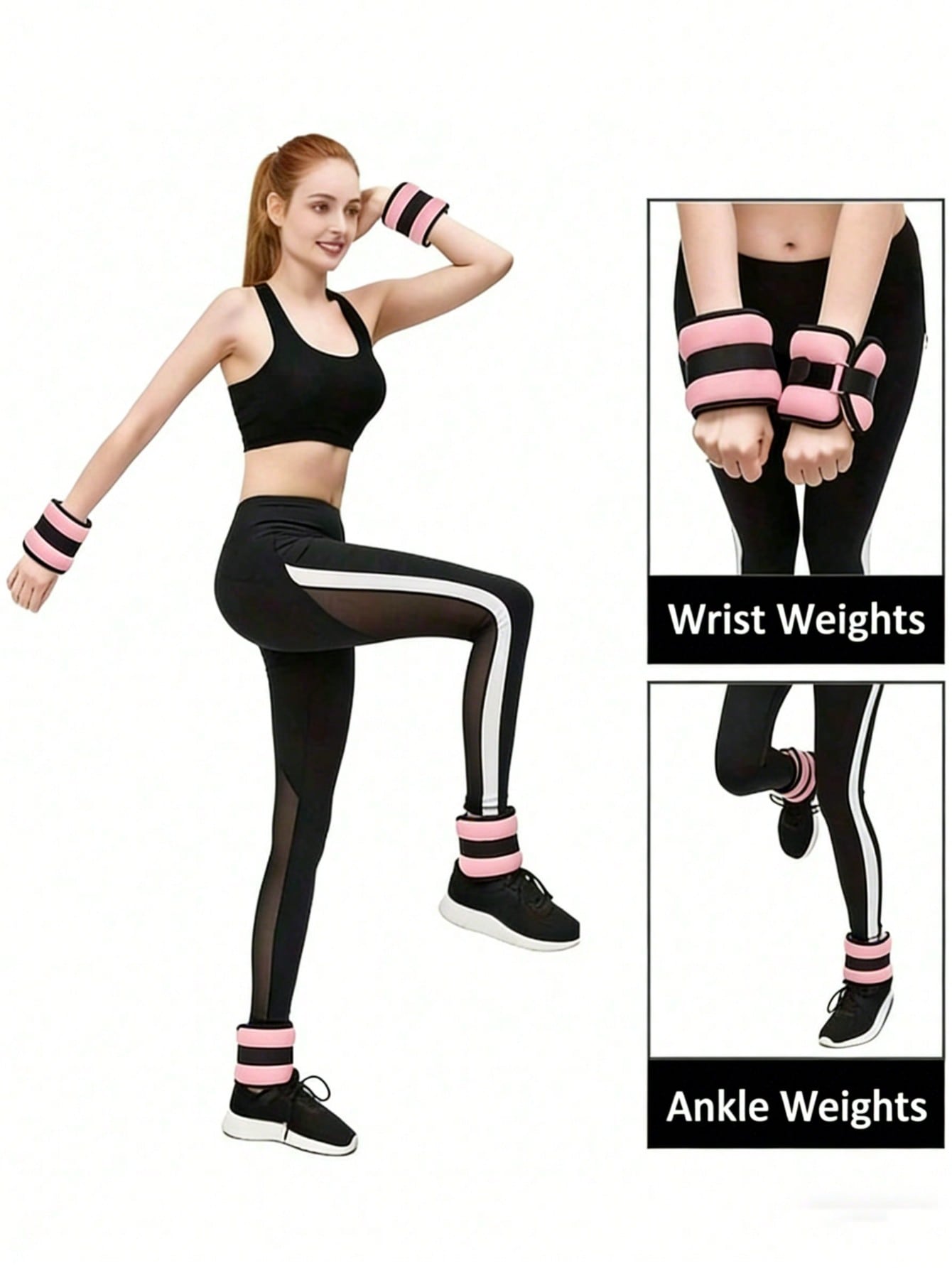 2pcs Wrist & Ankle Weight Bags - Pilates Ankle Strap recensione e prezzo