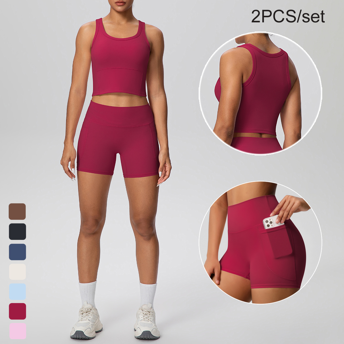 2PCS Women Summer Fitness Spor - Pilates Yoga Gear recensione e prezzo