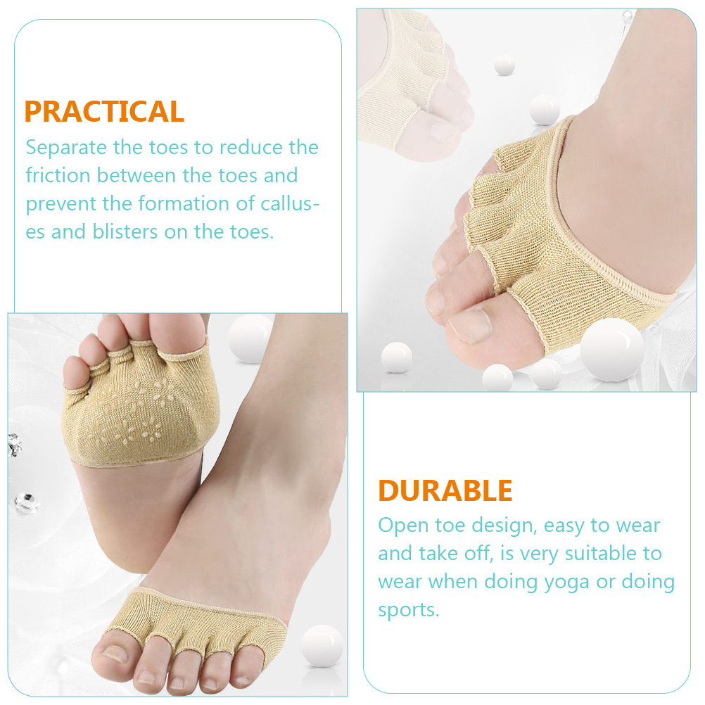 2Pairs Breathable Toe Yoga Soc - Pilates Yoga Grip Socks recensione e prezzo