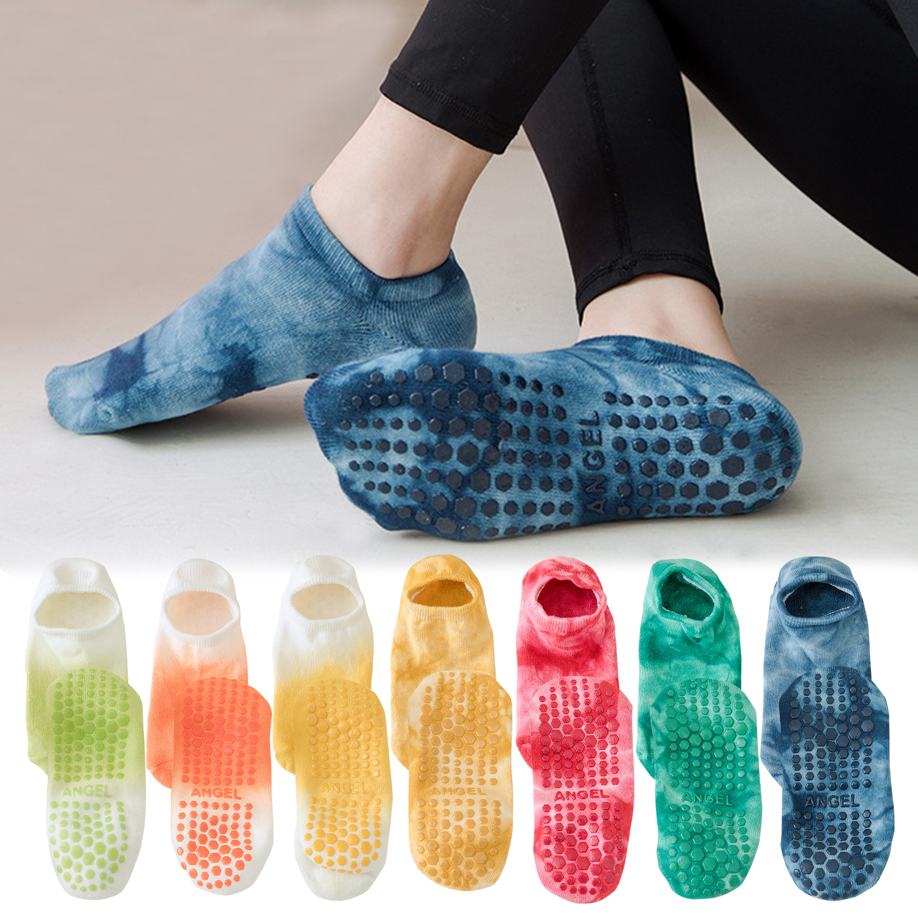 3 Pair Non Slip Yoga Grip Sock - Pilates Yoga Grip Socks recensione e prezzo