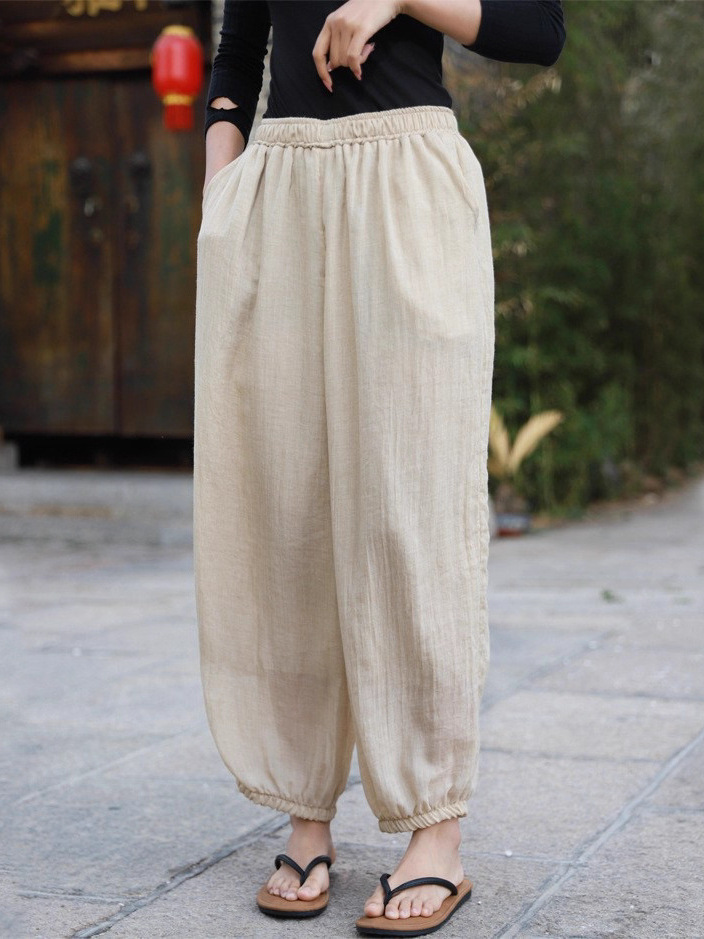 Cotton Linen Yoga Pants Women' - Pilates Yoga Taichi recensione e prezzo