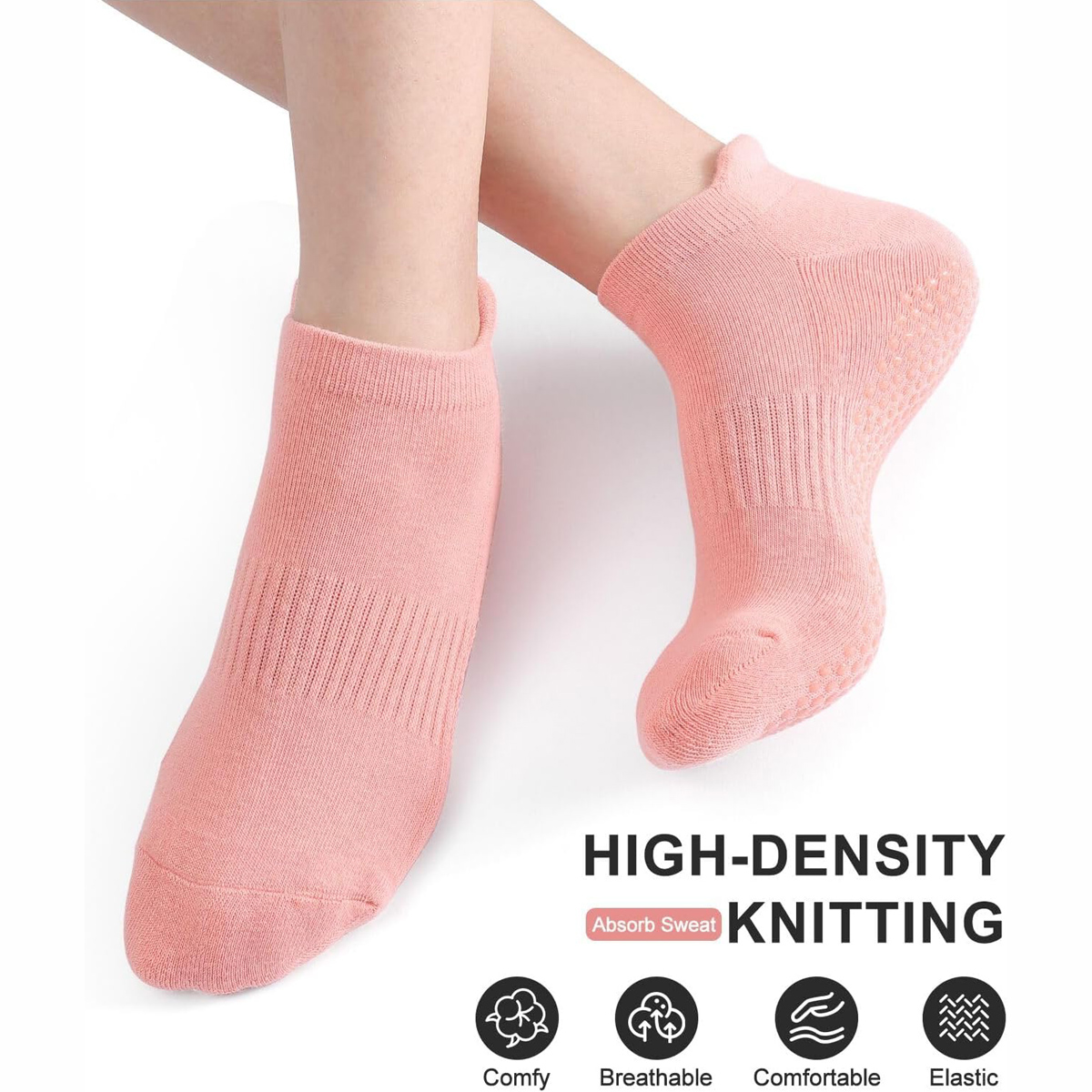 6 Pairs Yoga Socks for Women P - Pilates Yoga Grip Socks recensione e prezzo