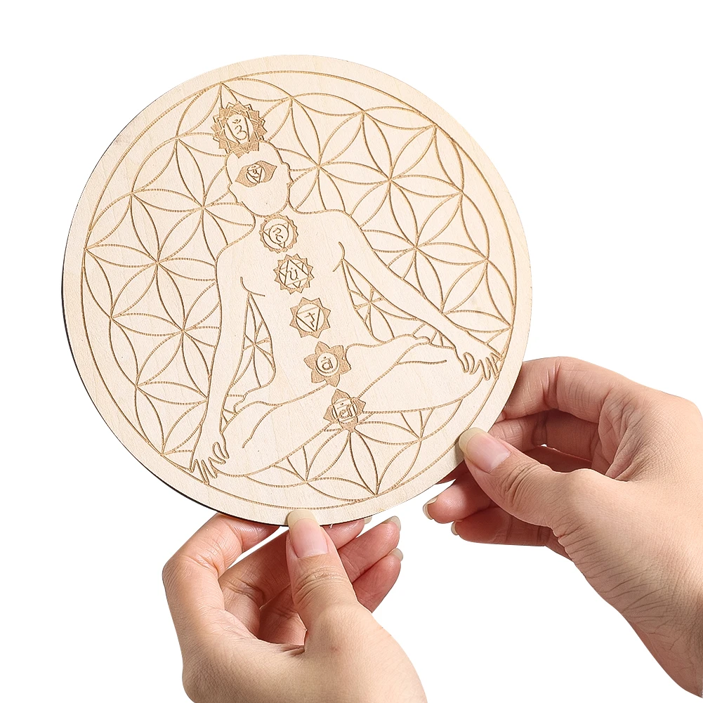 15CM Laser Engraving 7 Chakra  - Pilates Yoga Gear recensione e prezzo