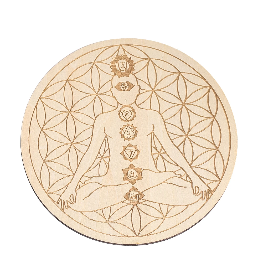 15CM Laser Engraving 7 Chakra  - Pilates Yoga Gear recensione e prezzo