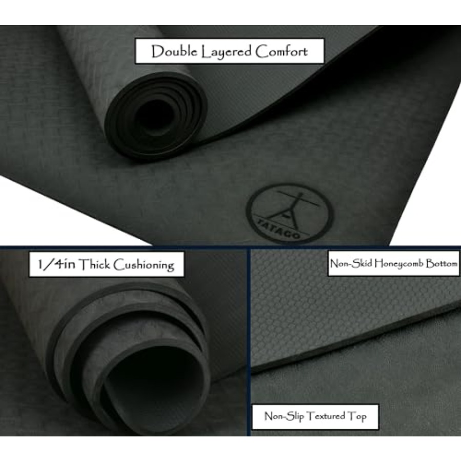 Extra Thick Yoga Mat Wide XL 1 - Pilates Yoga Joint recensione e prezzo