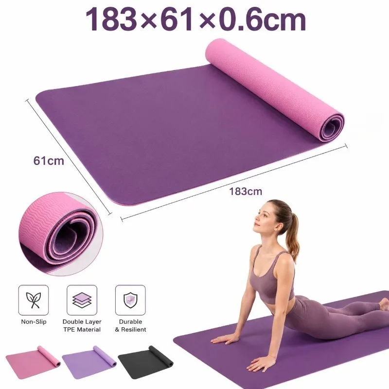 Yoga Mats Anti-slip Sport Fitn - Pilates With Yoga recensione e prezzo